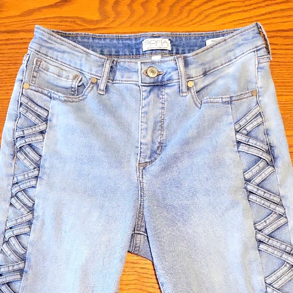 Sophia Jeans By Sofia Vergara Women's Light Blue Jeans